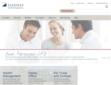 Tablet Screenshot of fairwaywealth.com
